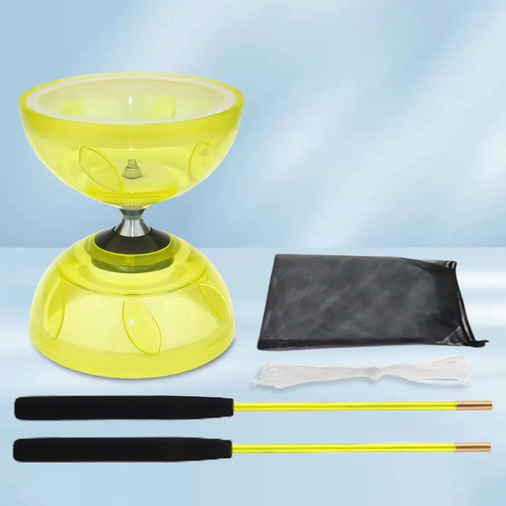 Spin Diabolo Set Diabolo Yoyo with 2 Diabolo Sticks String and Net Bag Juggling Diabolo for All Ages and Acrobatic Performances