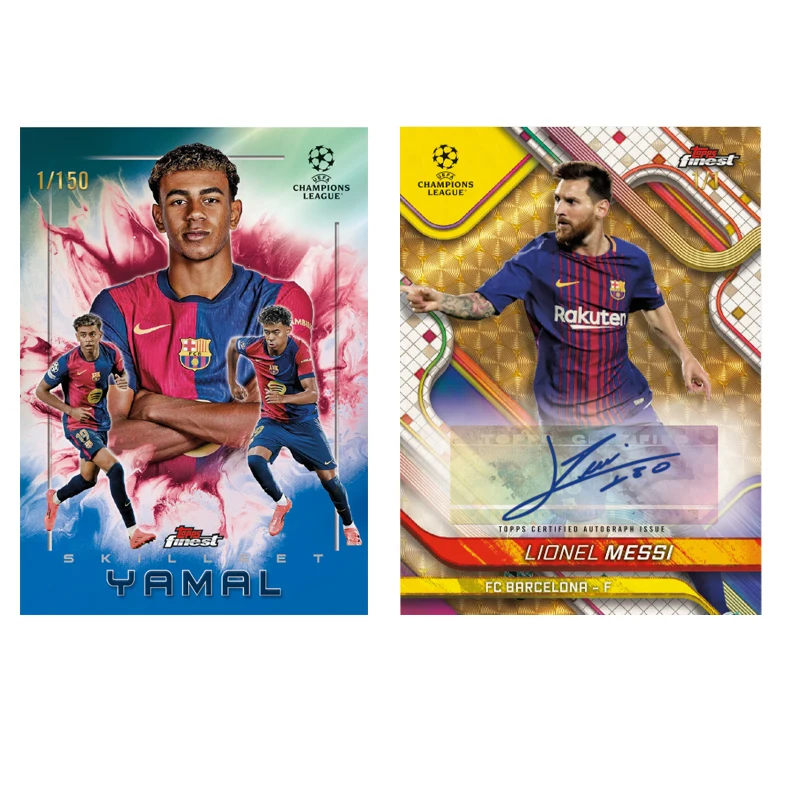 2024/25 Topps Finest UEFA Club Competitions- de Bruyne Messi
