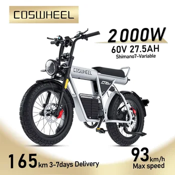 2000W Fat Tire Electric Dirt Bike 1
