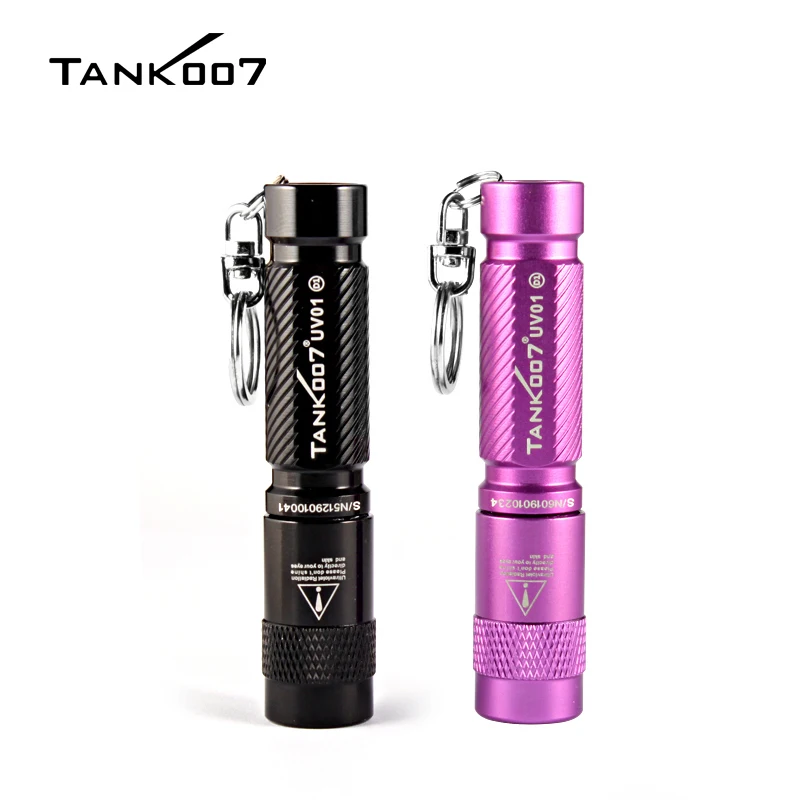 UV Curing Lamp TANK007 UV01 365nm 1W LED Portable Mini Keychain AAA Battery Waterproof Ultraviolet Lamp uv curing lamp