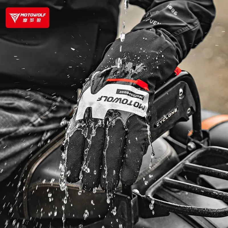 Guantes TOTMOX De Piel Impermeable | Pantalla Táctil Y Protección U-Shield