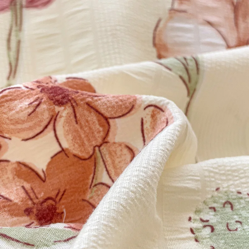Set Biancheria Da Letto Double-Face Con Rose Floreali - Copripiumino E Federe - Lavabile In Lavatrice - Letto Singolo, Matrimoniale, King E Super King