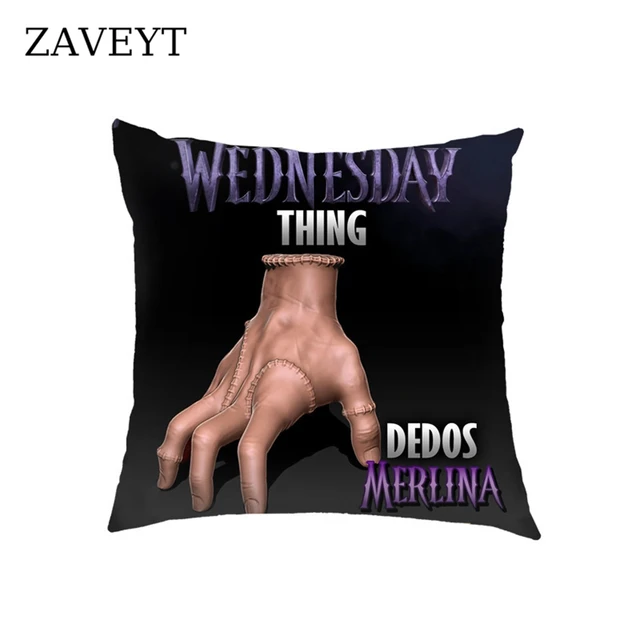 ZAVEYT Hot Gothic Wednesday Addams Pillow Cover