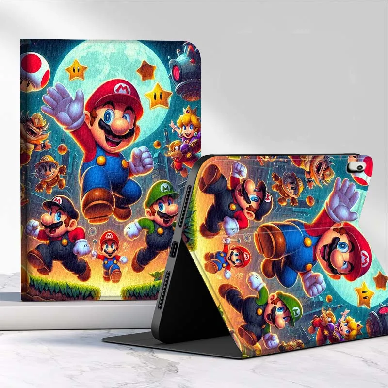 Whimsical Cartoon M-Marios Art Tablet Case