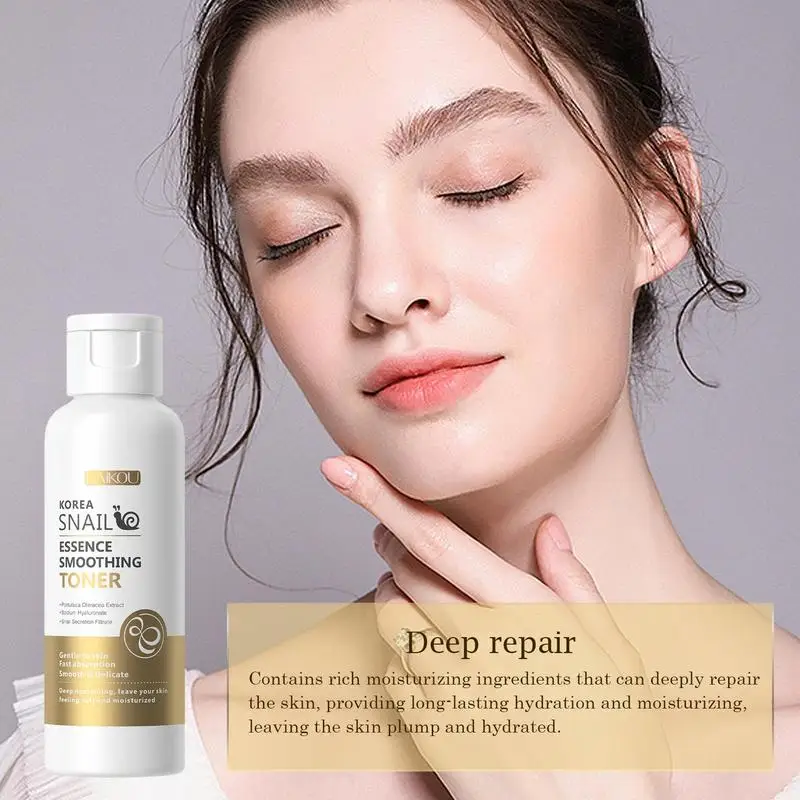 Snail Essence Toner 100ml Anti-Wrinkles Fade Fine Lines Moisturizing Toner Anti-aging Skin Care Product face toner