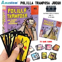 Party Games in Spanish Polilla Tramposa Board Game For Family Cheating Moth Card Game For Adults Children Juegos De Mesa Español 1