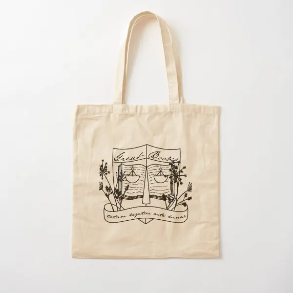 

Большая Холщовая Сумка для книг Crest Black, складная Повседневная дорожная сумка-шоппер для продуктов, модная Наплечная Сумка с принтом