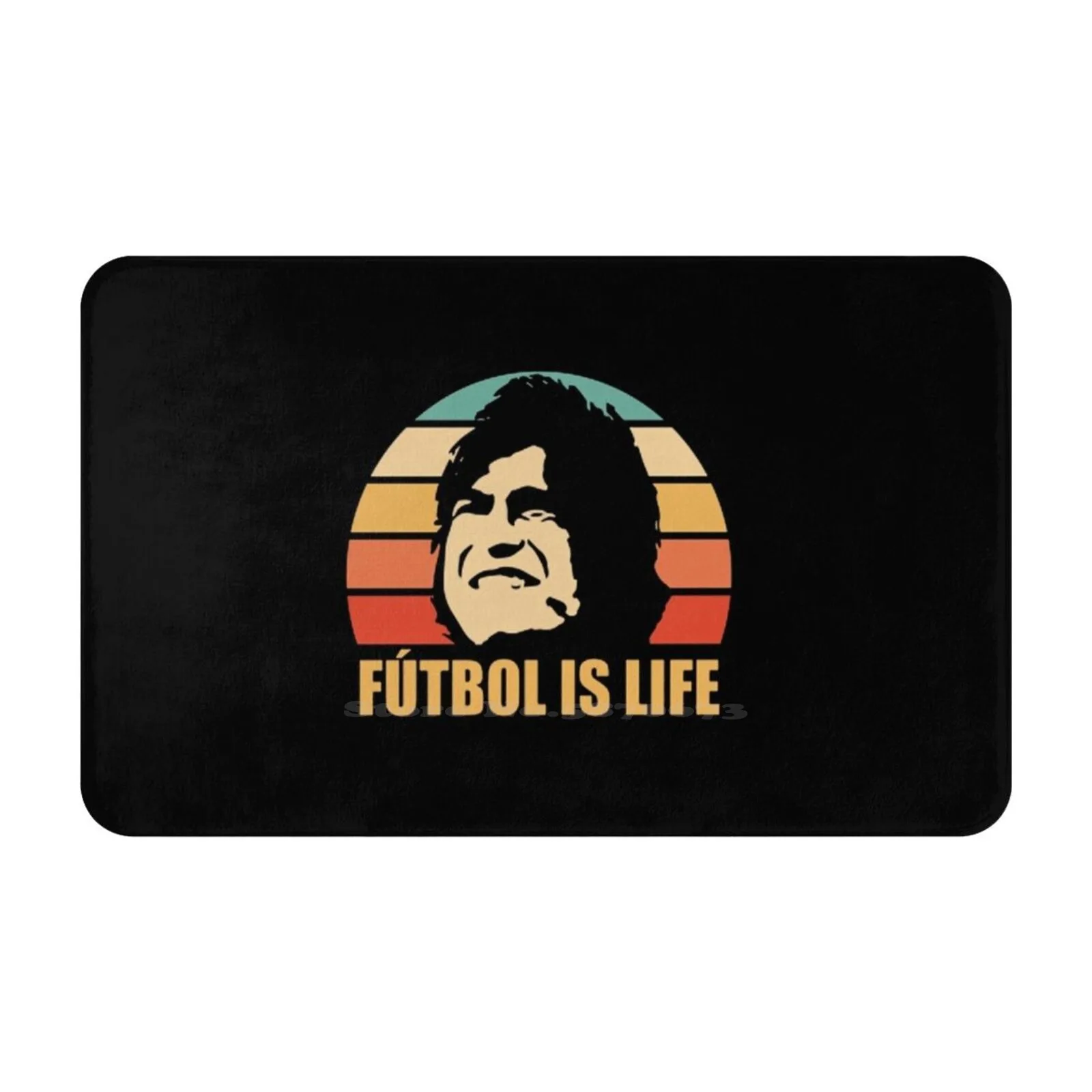 Futbol Is Life Door Mat Foot Pad Home Rug Futbol Soccer Ted Lasso Afc Byrd Team Lasso Football Ted Lasso Believe