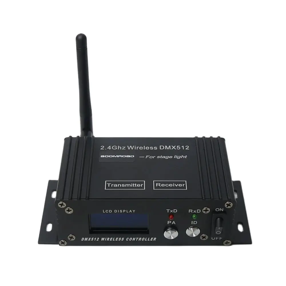 2.4G LCD Display Wireless DMX512 Controller Receiver Transmitter 2 in 1 DMX Console For Disco DJ Party Moving Head Light dmx controller dmx receiver