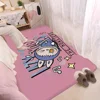 Labubu Banner Art Printing Floor Mat INS Style Soft Bedroom Floor House Laundry Room Mat Anti-skid Household Carpets 3