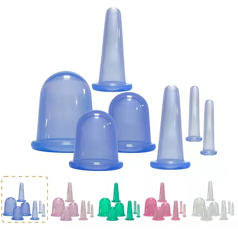 4pcs Jar Vacuum Cupping Cans For Massage Ventosa Celulitis Suction Cup