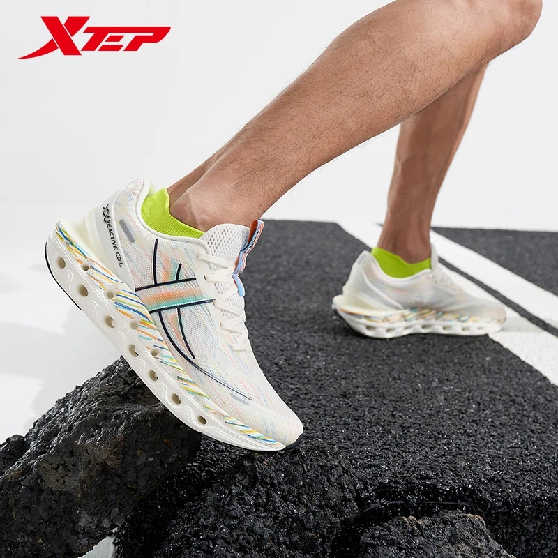Xtep Shock Absorption Running Shoes For Men 2024 Summer Shock