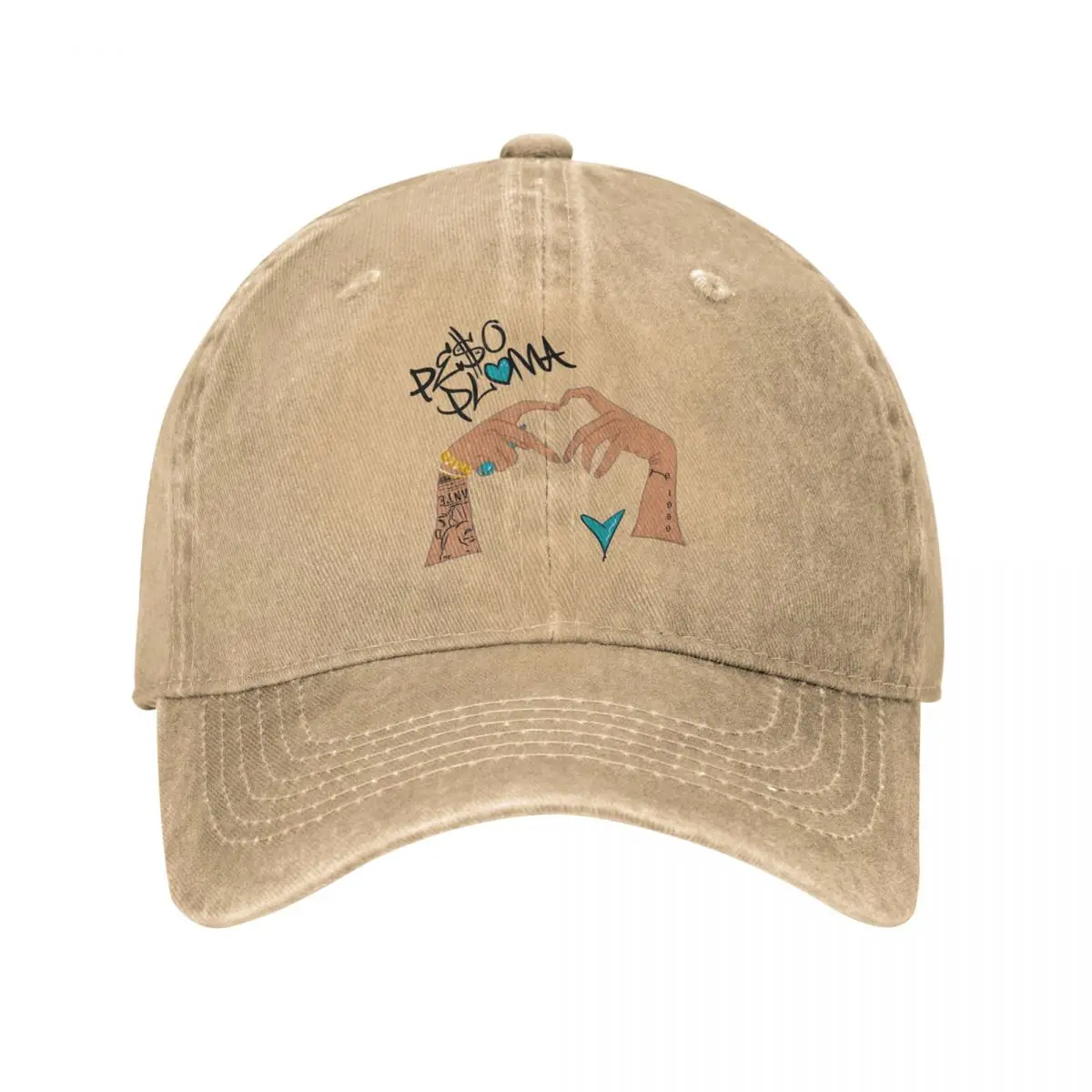 

Peso Pluma Tour 2023 Baseball Cap Outfit Vintage Distressed Cotton Cool Heart Dad Hat Unisex Outdoor Summer Gift