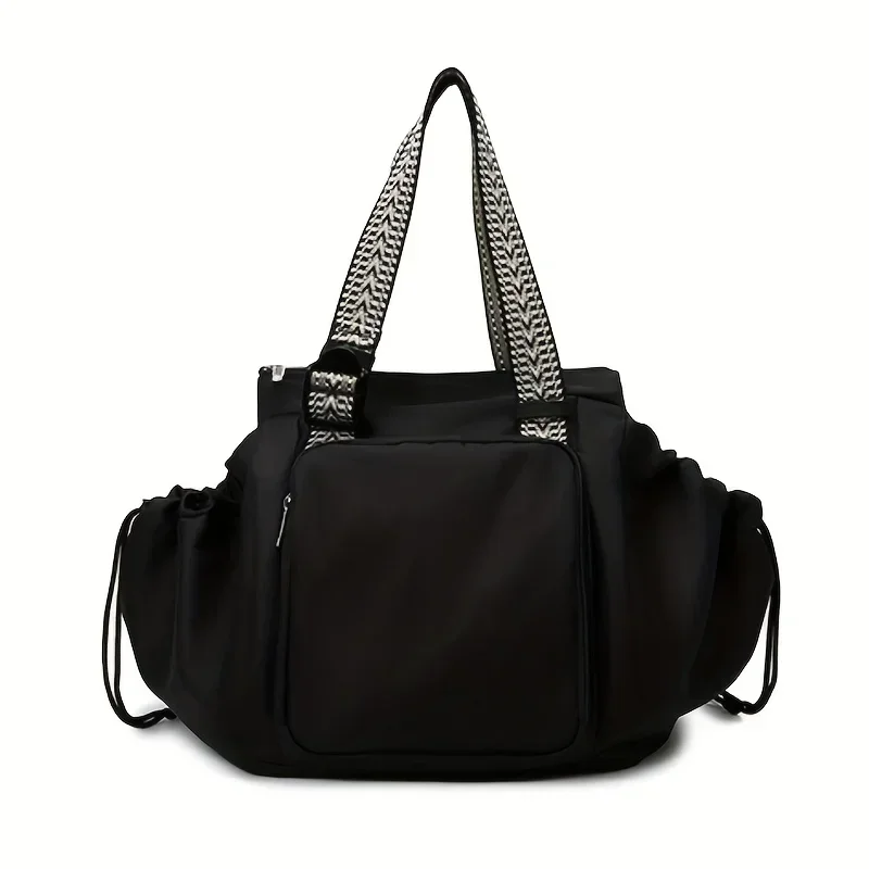 Fitness Gym Bag with Handles, Large Capacity Travel Storage Backpack & Multipurpose Convertible Cradle Design Oxford Fabric