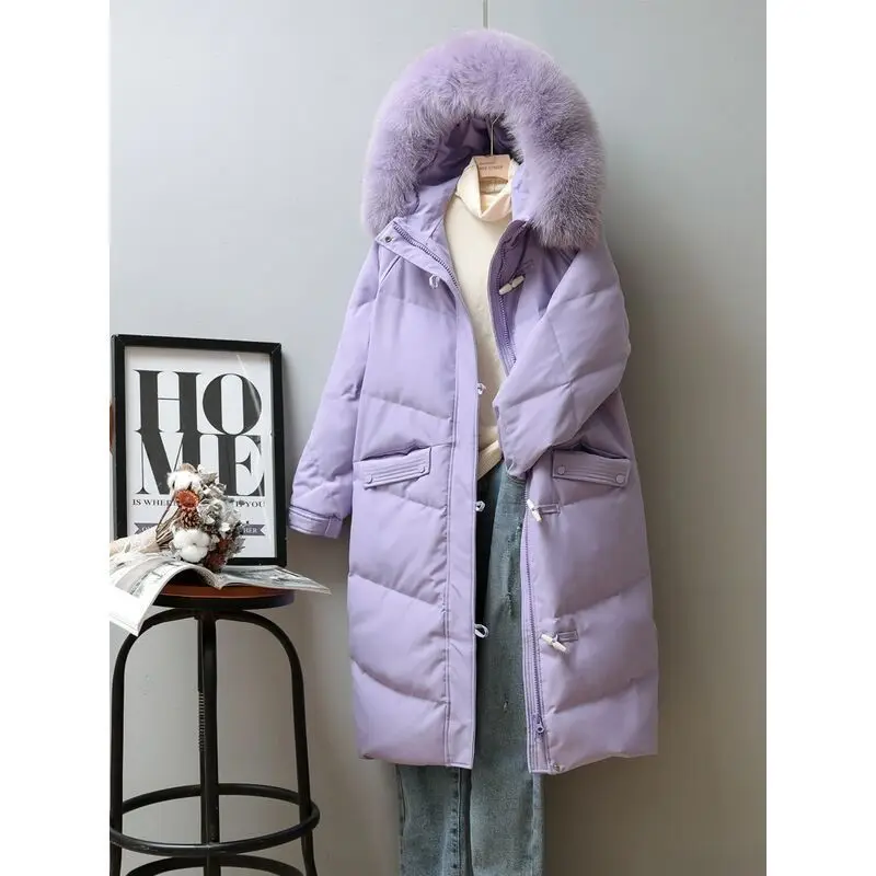 chaqueta-de-plumon-con-capucha-de-piel-artificial-y-real-para-mujer-abrigo-largo-y-grueso-de-invierno-hebilla-de-cuerno-coreano-parka-de-bolsillo-grande-temperamental