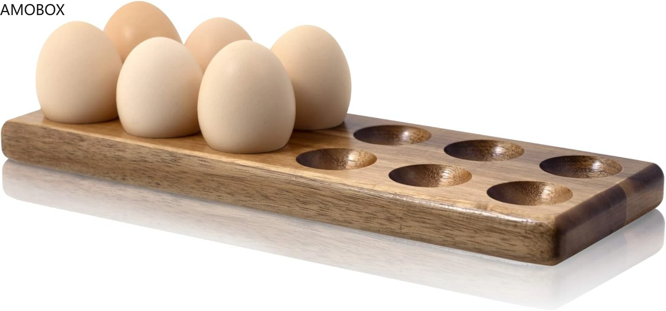 

Подставка и лоток для яиц AMOBOX в качестве держателя для свежих яиц Столешница или держатель для яиц для кемпинга или курятника, яичная тарелка для извлечения, анти-ролл