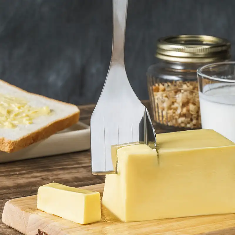 Stainless Steel Butter Knife with Grater for Easy Spreading Is A Versatile Kitchen Spatula for Bread and Toast and Cooking