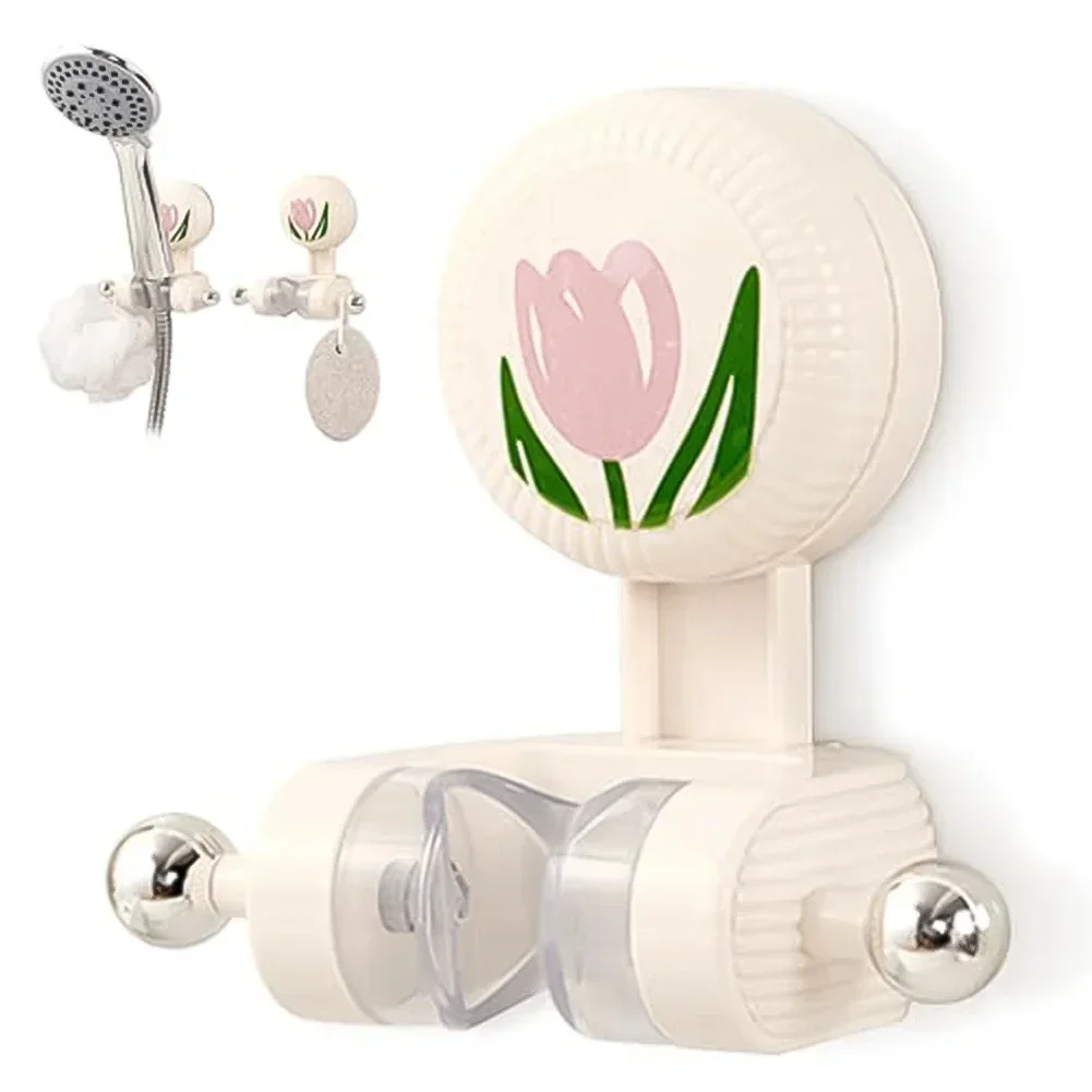 1pc Adjustable Suction Cup Bracket Bathroom Wall Mount Handheld Shower Head Holder Home Improvement Tools Accessories