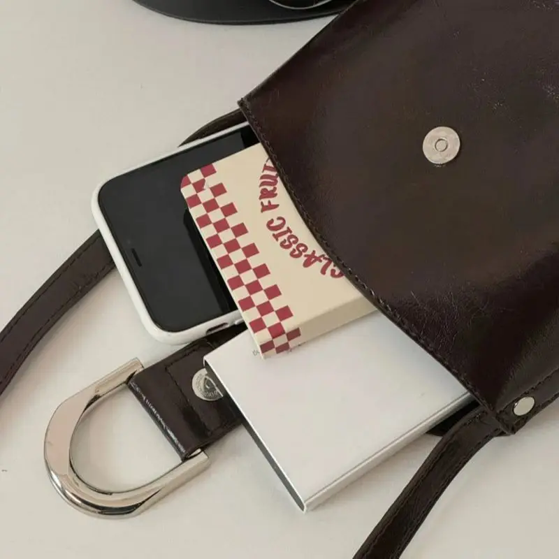 Mini PU Leather Crossbody Bag Fashion New Vintage Shoulder Bags Commuter High-quality Crossbody Bags For Women