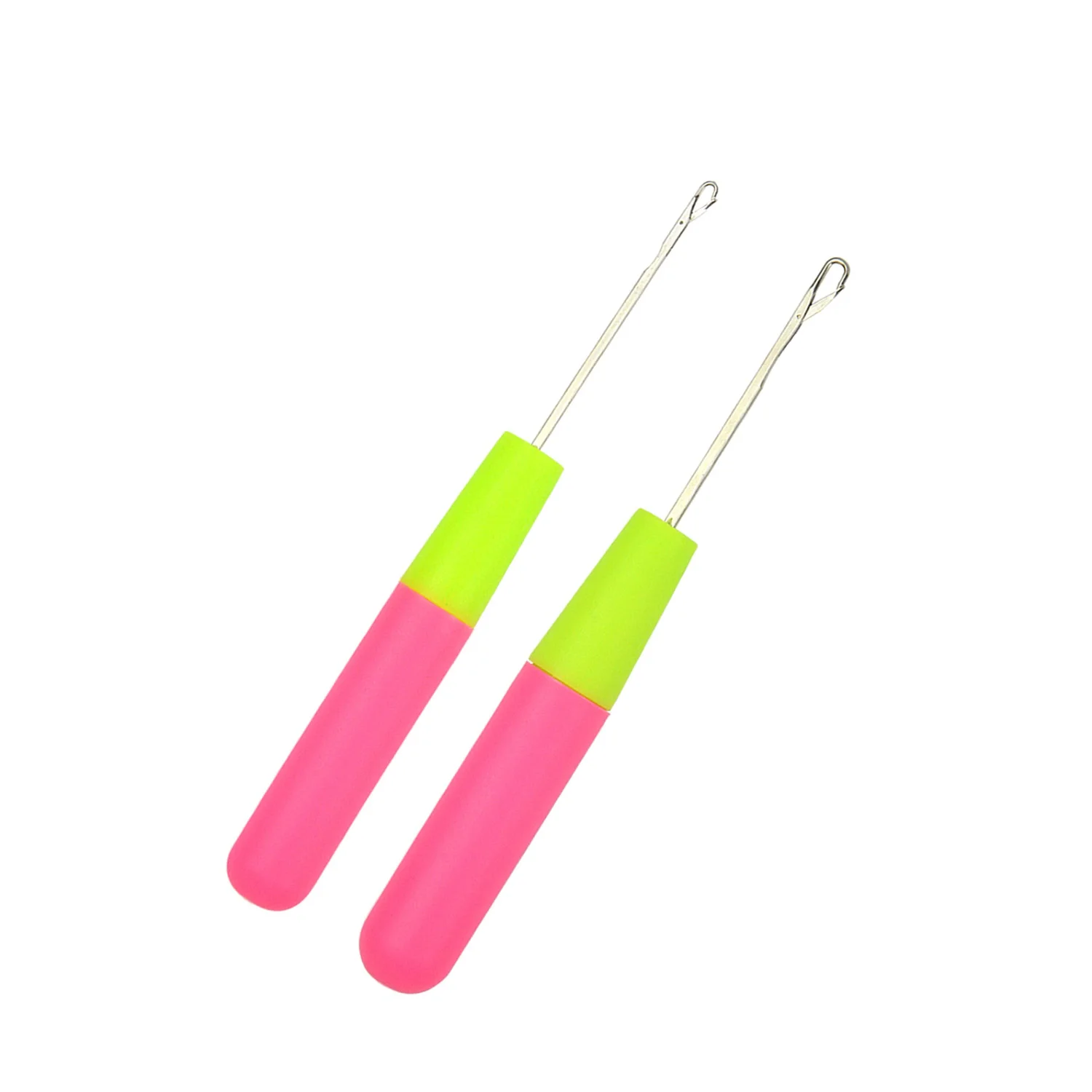 1개 0.5cm/0.38cm 드레드락 뜨개질 바늘 플라스틱 크로셰 바늘 헤어 위빙 크..