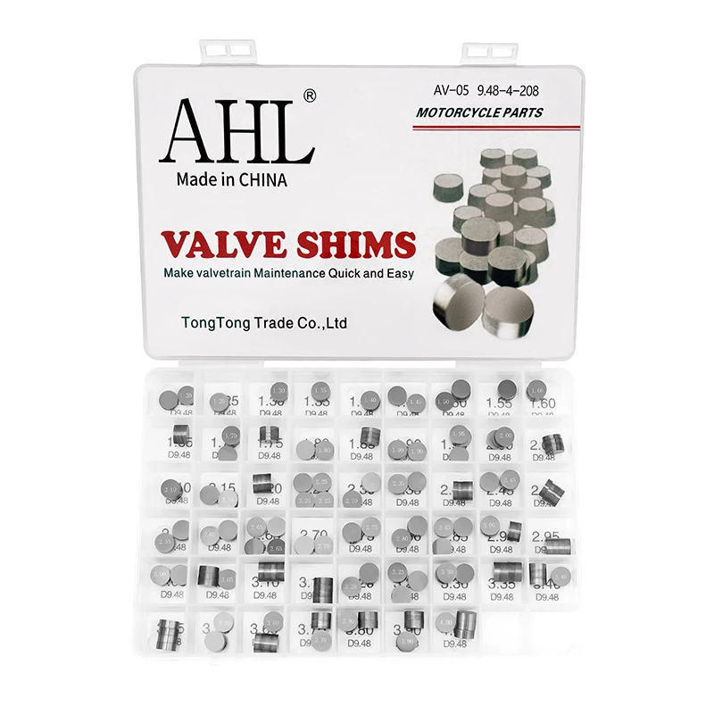 Valve Sims 208pcs Motorcycle Adjustable 9.48mm Valve Shims Kit 1.2mm ~ 4.0mm For ...