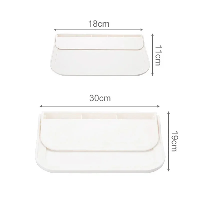 Folding Wall Mounted Shelf Saving Space Foldable Storage Rack PunchFree Phone Holder Wifi Router Storage Tray Bathroom Organizer 3
