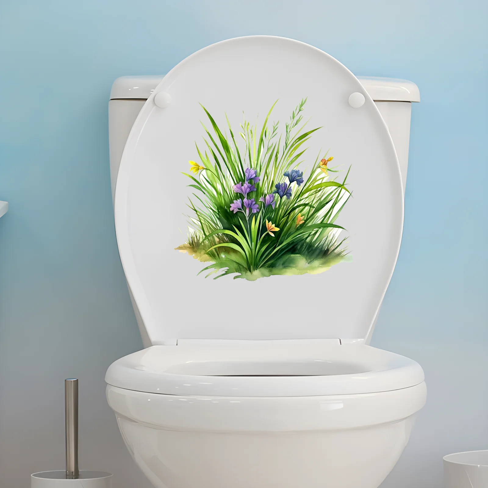 Wall Sticker Bathroom Toilet Decor Living Room Cabinet Home Decoration Decals Beautify Self Adhesive Mural
