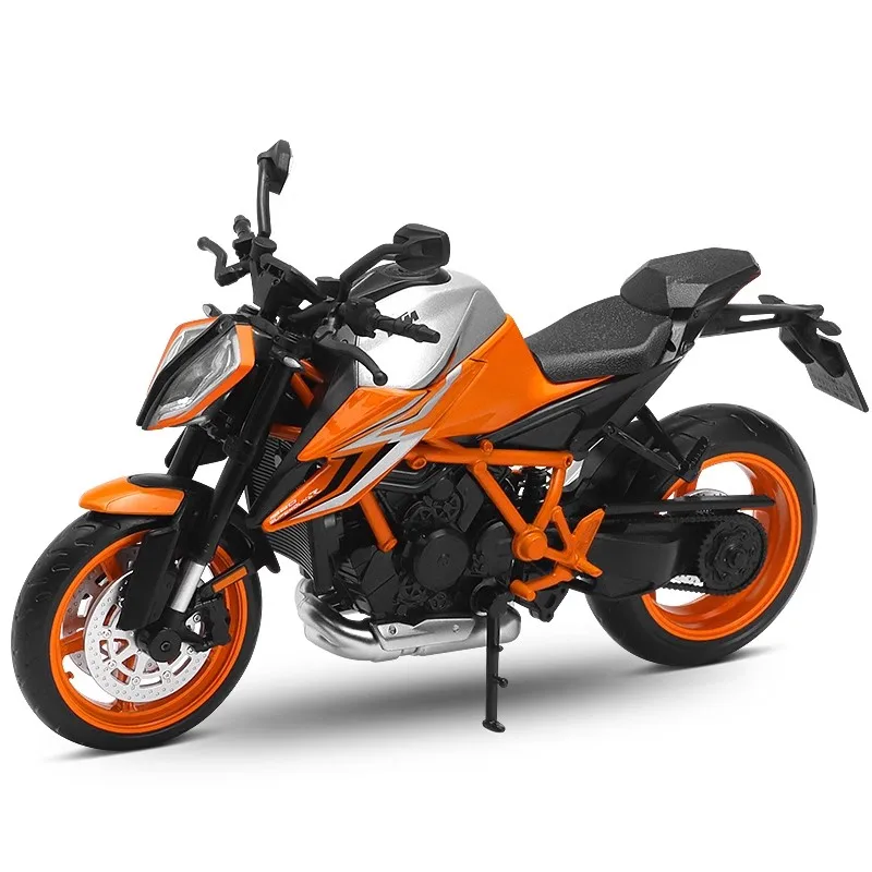 CCA 1/12 KTM 1290 슈퍼 Dake R 합금 다이 캐스트 오토바이 모델 실행 가능한 Shork-Absorber 장난감 어린이 선물 장난감 컬렉션