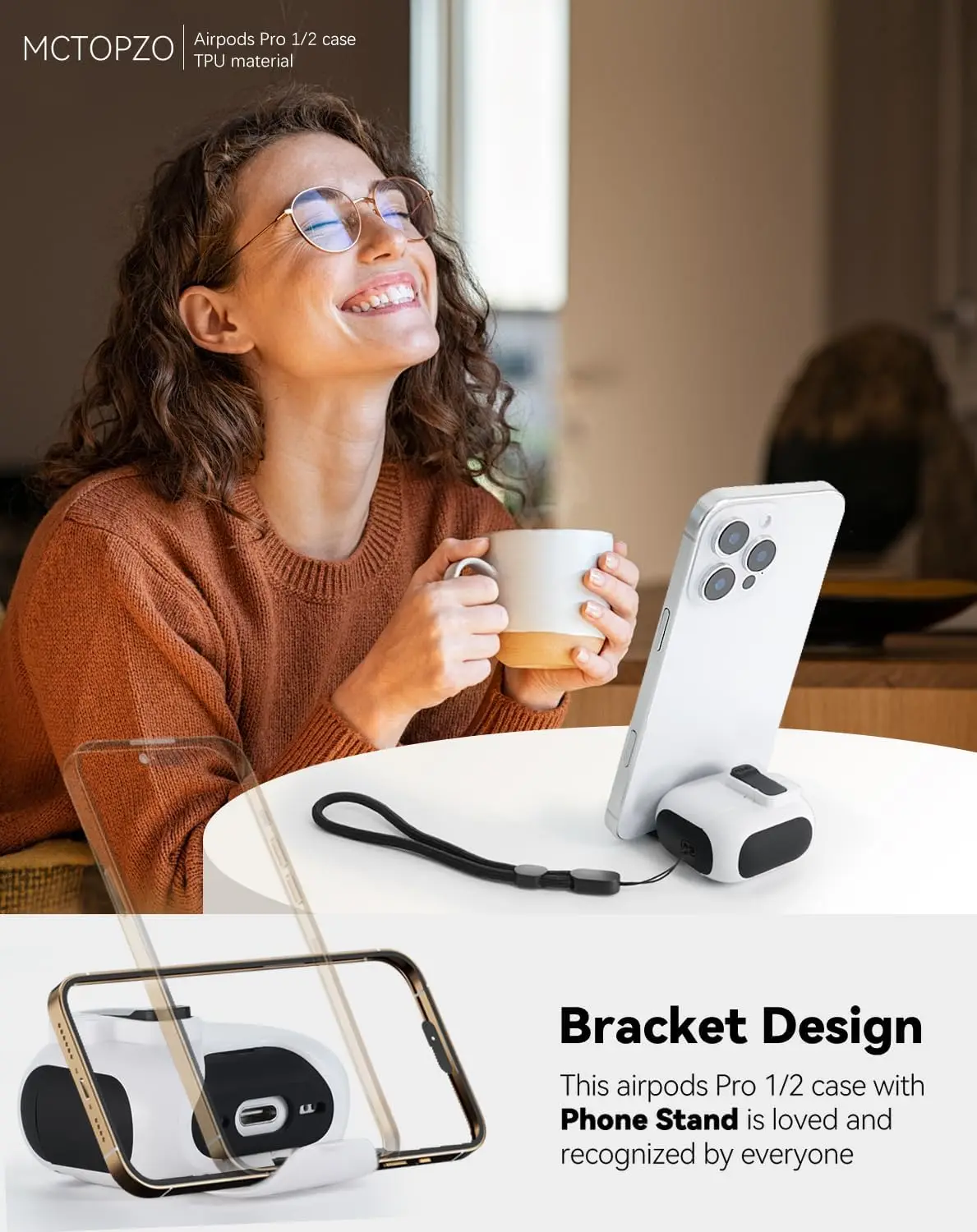 Secure Lock Shockproof Protective Case with Phone Stand