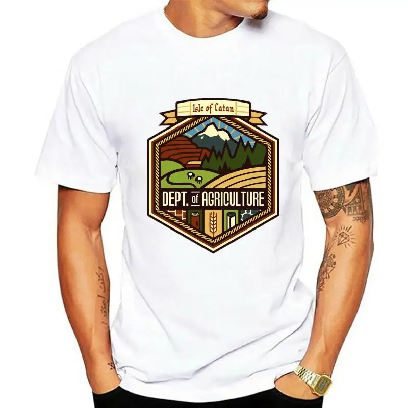 T-Shirt Da Uomo Setters Of Catan Shirt Dept Of Agriculture Tshirt T-Shirt Da Donna