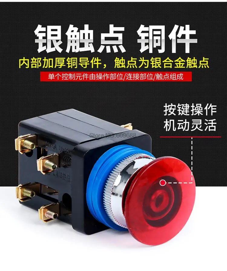 interruptor giratório posição interruptor seletor ac