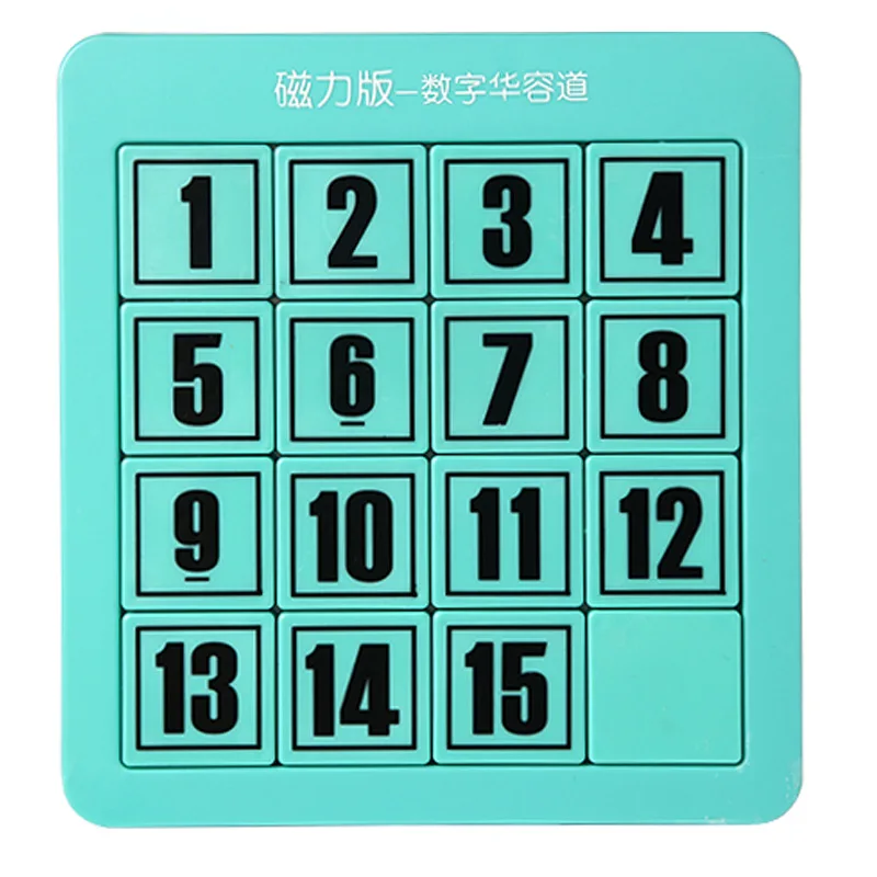 6x6 Number Sliding Puzzle Klotski Game Huarong Road Board Math Game Early Educational IQ Training Toy Gift 3x3 5