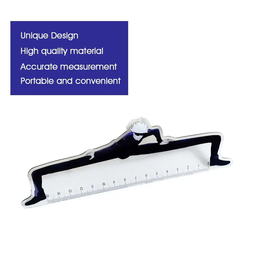Straight Ruler 15cm Anime Character Peripheral Student Japanese Anime Surrounding Supplies Birthday Gifts
