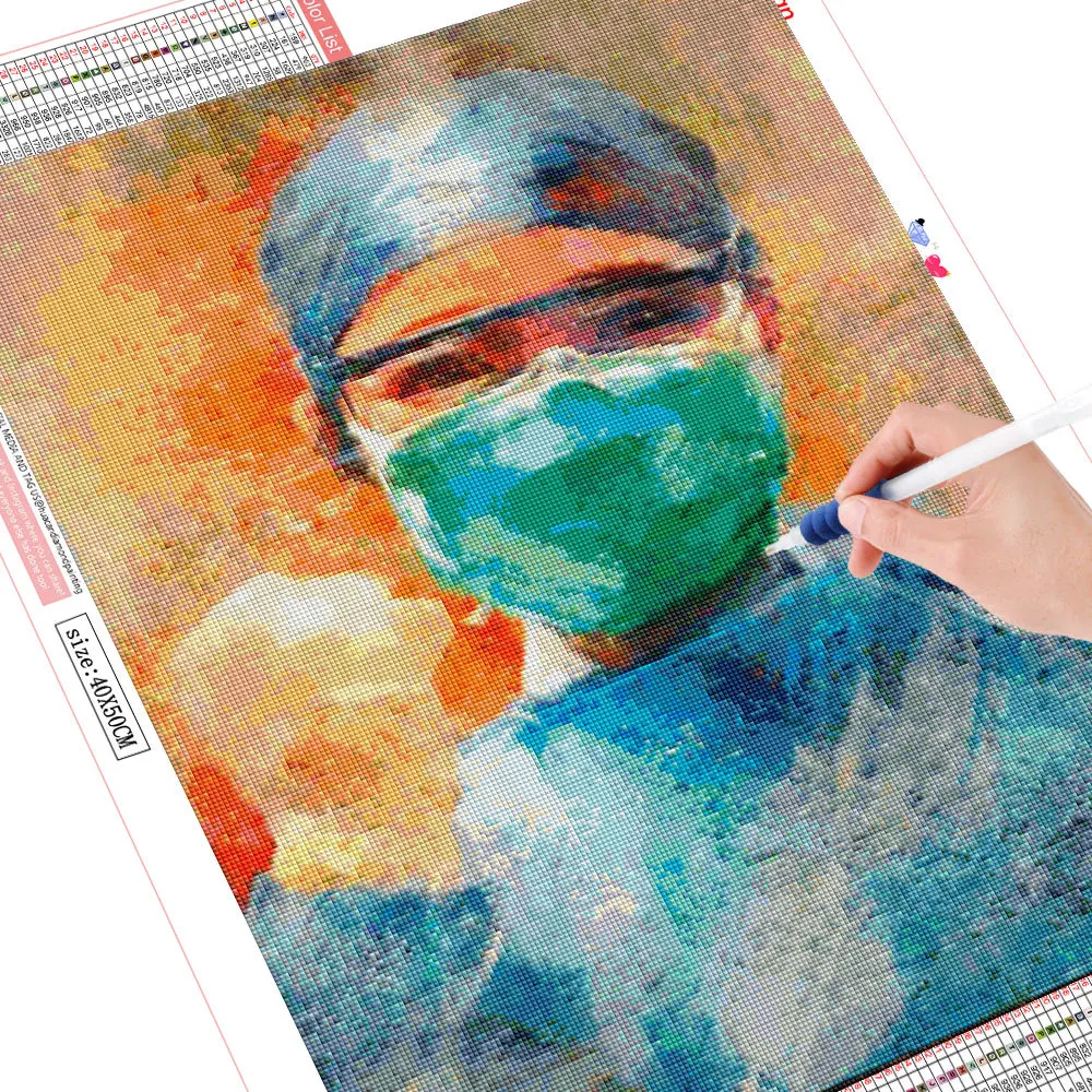 YSCOLOR Diamond Painting 5D Completo - Ricamo Diamante Angelo 30x40cm Con Tela E Strumenti