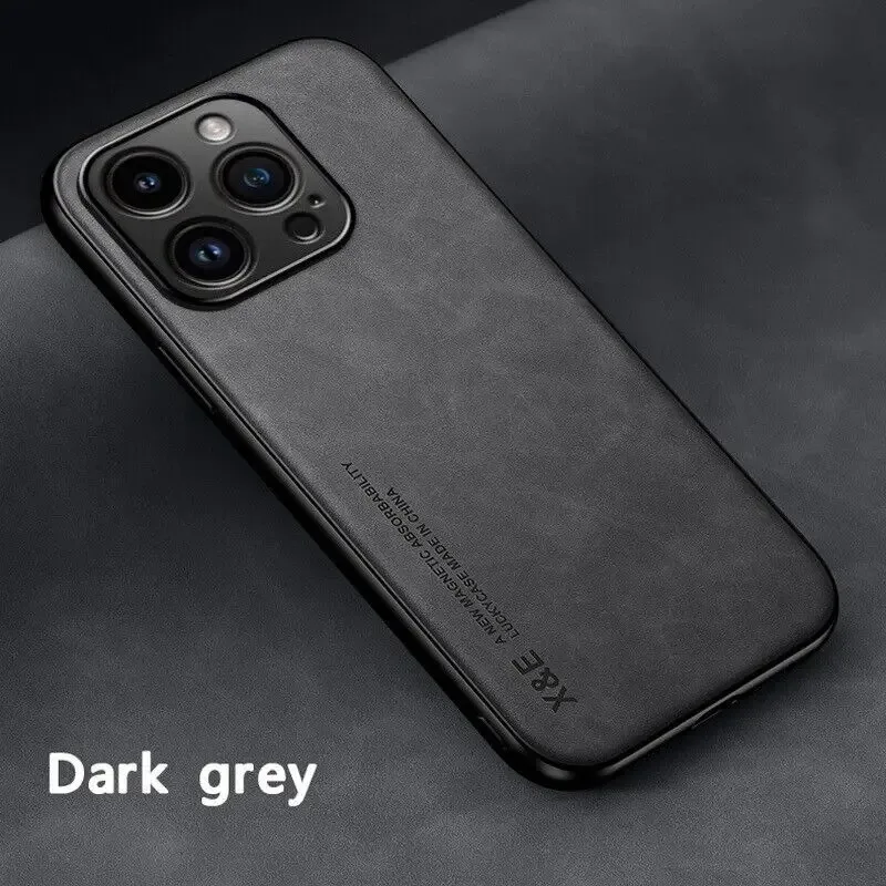 thumbnail image 1 of Luxury Leather Case For iPhone 15 14 11 13 12 Pro Max Mini XR 15 14 Plus Shockproof Cover For iPhone XS Max 8 7 SE Accessories, 1 of 5