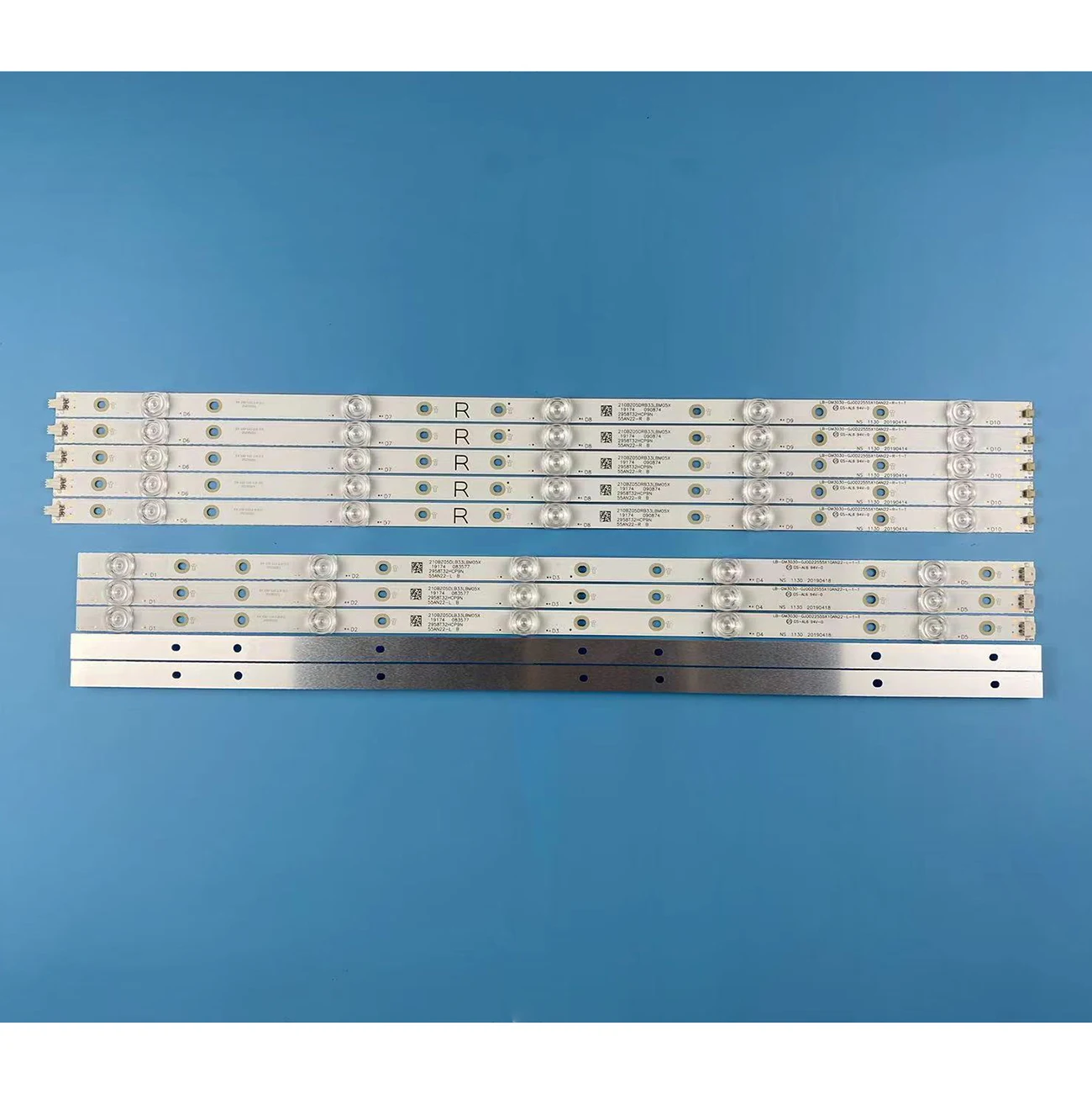 Tira Conduzida Luz de Fundo para a Philips 55 tv Lb-gm3030-gj0d22555x10an22-r1-h 55pus730 12 55pus6704 55pus7394 55pus7504 - Imagem 5