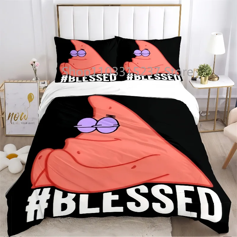 

Наборы постельного белья из ПП-фона с HD-логотипом и пододеяльником, Комплект постельного белья с принтом, двойные королевские, большие размеры, 2/3 шт.