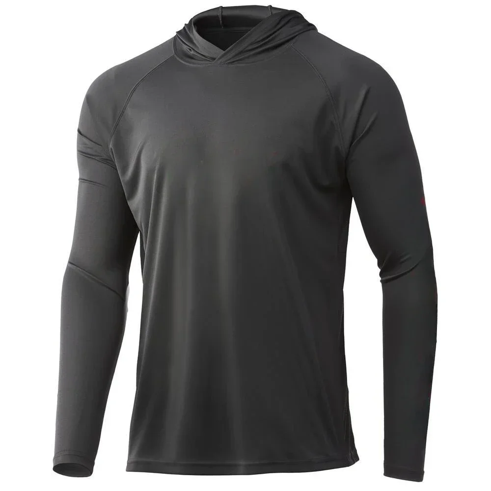 Hooded Fishing Shirts Long Sleeve Uv Protection Man Outdoor Summer Camouflage Moisture Wicking Jersey Fishing Apparel