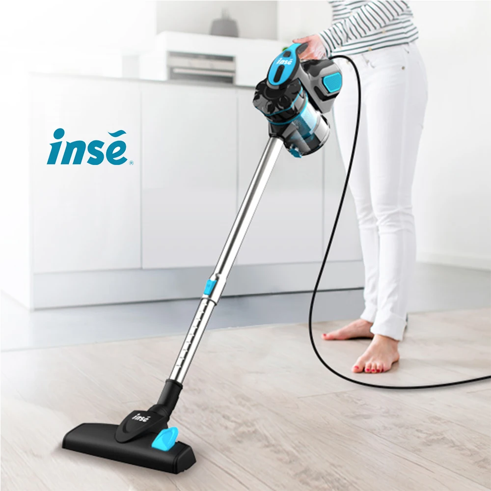 INSE Aspirateur Balai Filaire, Aspirateur Balai avec Fil Puissant, 3 en 1  Aspirateur Vertical Filtre HEPA, 600W 18000Pa Aspirateur s - Cdiscount  Electroménager