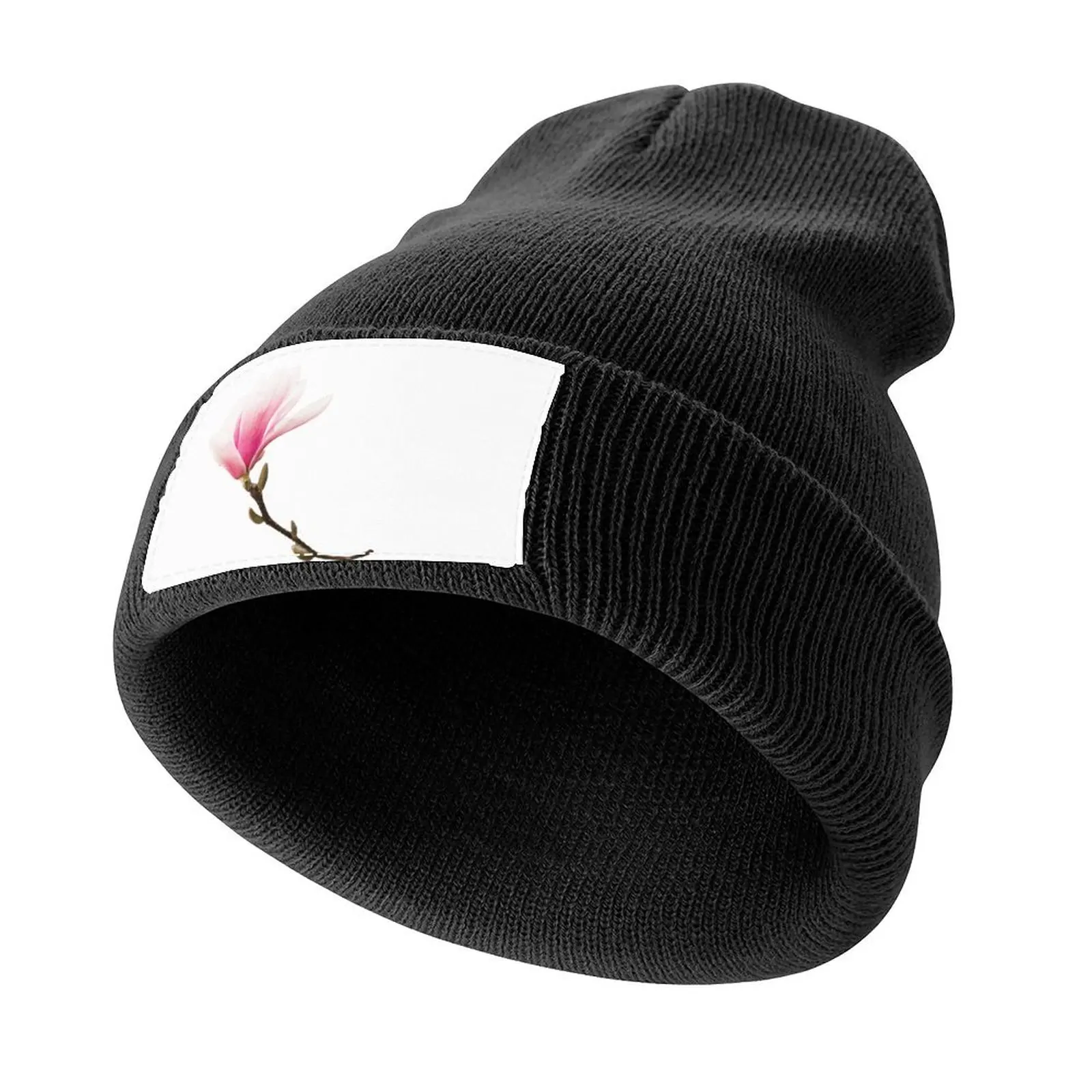

Pink Magnolia Blossom | Isolated Magnolia FlowerCap Knitted Cap Anime Snapback Cap Elegant Women's Hats Men's