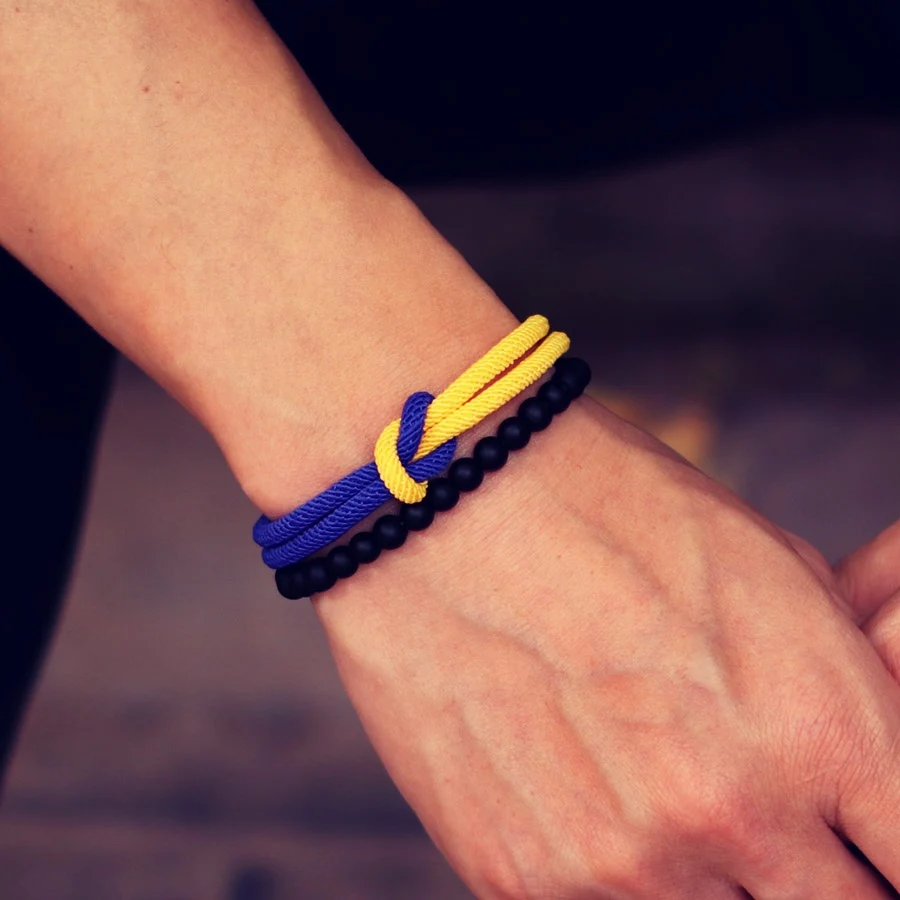 Red Thread Chinese Knot Bracelet Set For Men