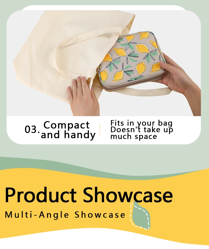 Description Picture 6 of itemNew Empty Knitting Kit Case Organizer Bag Knitting Needles Storage Bag For Needles Scissors Sewing Tool Accessories Kit Bag Gift