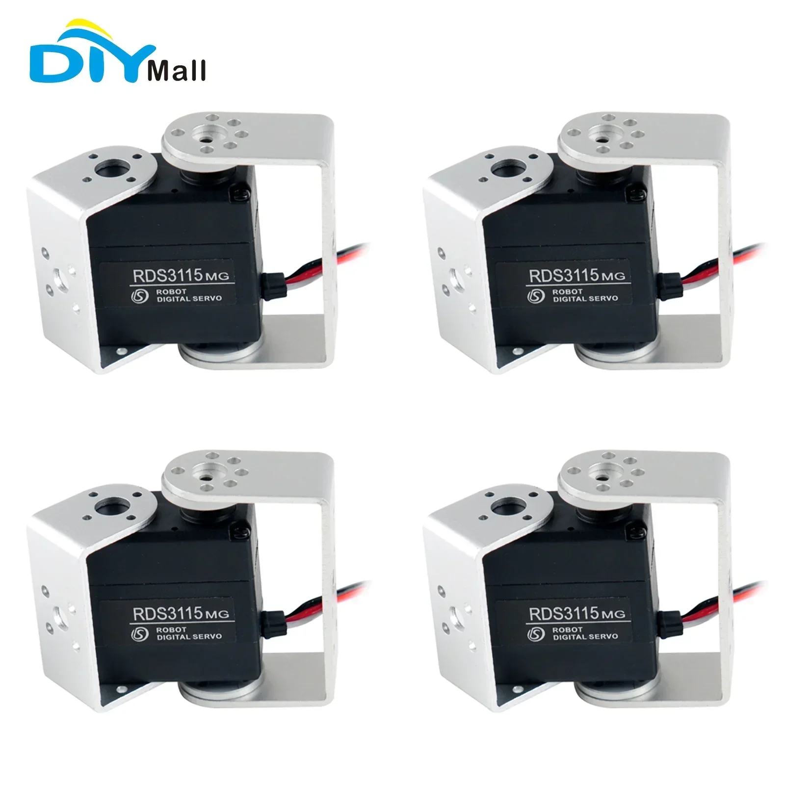 デュアルシャフトデジタルサーボ,rds3115mg,大トルク,180度,270度,rc軸