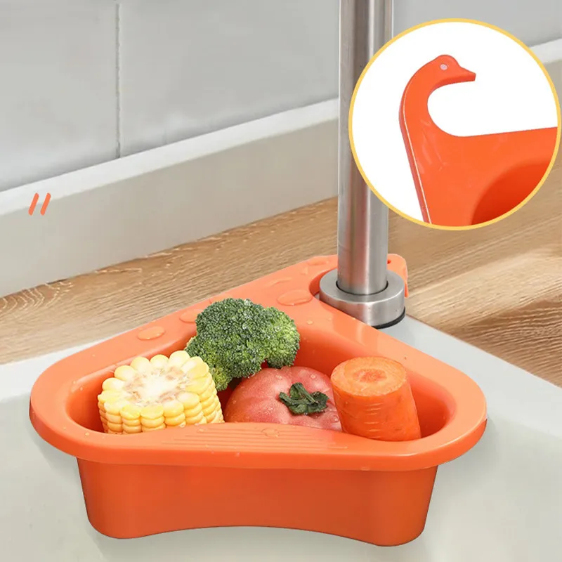 Kitchen Sink Drain Basket, Multi-functional Vegetables Fruits