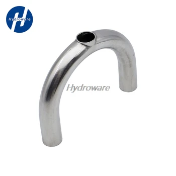 ข้อต่อรูปตัวยูสแตนเลสเกรด SS304 สำหรับงานสุขาภิบาล - ขนาด 19-51 มม. แบบเชื่อมต่อโดยตรง ตัวแยกสามทาง สำหรับถังเบียร์ อาหาร และเครื่องดื่มที่ใช้ในบ้าน 1