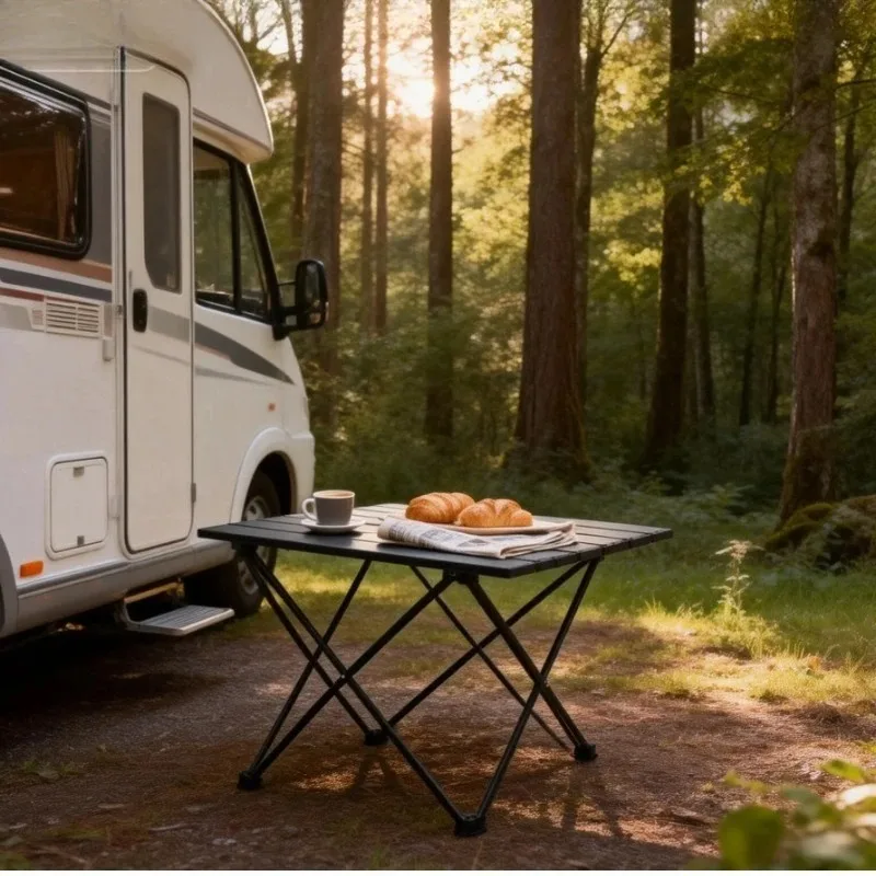 Ultra-Lightweight Folding Aluminum Camping Table 2