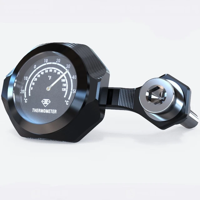 Horloge de montre de moto Therye.com, rétroviseur, jauges de