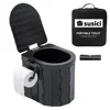 Portable Folding Toilet Emergency Toilet Car Folding Toilets Foldable Washable Camping Toilet Travel Bucket Seat 1