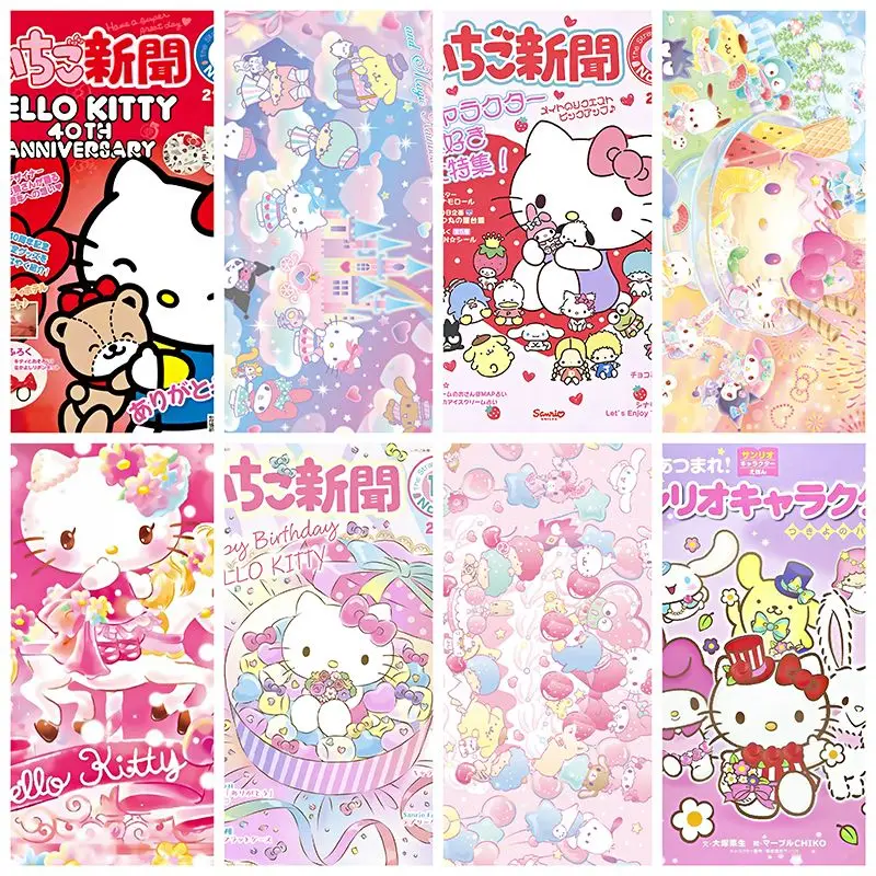 Hello Kitty Transparent Deco Sticker [Strawberry]