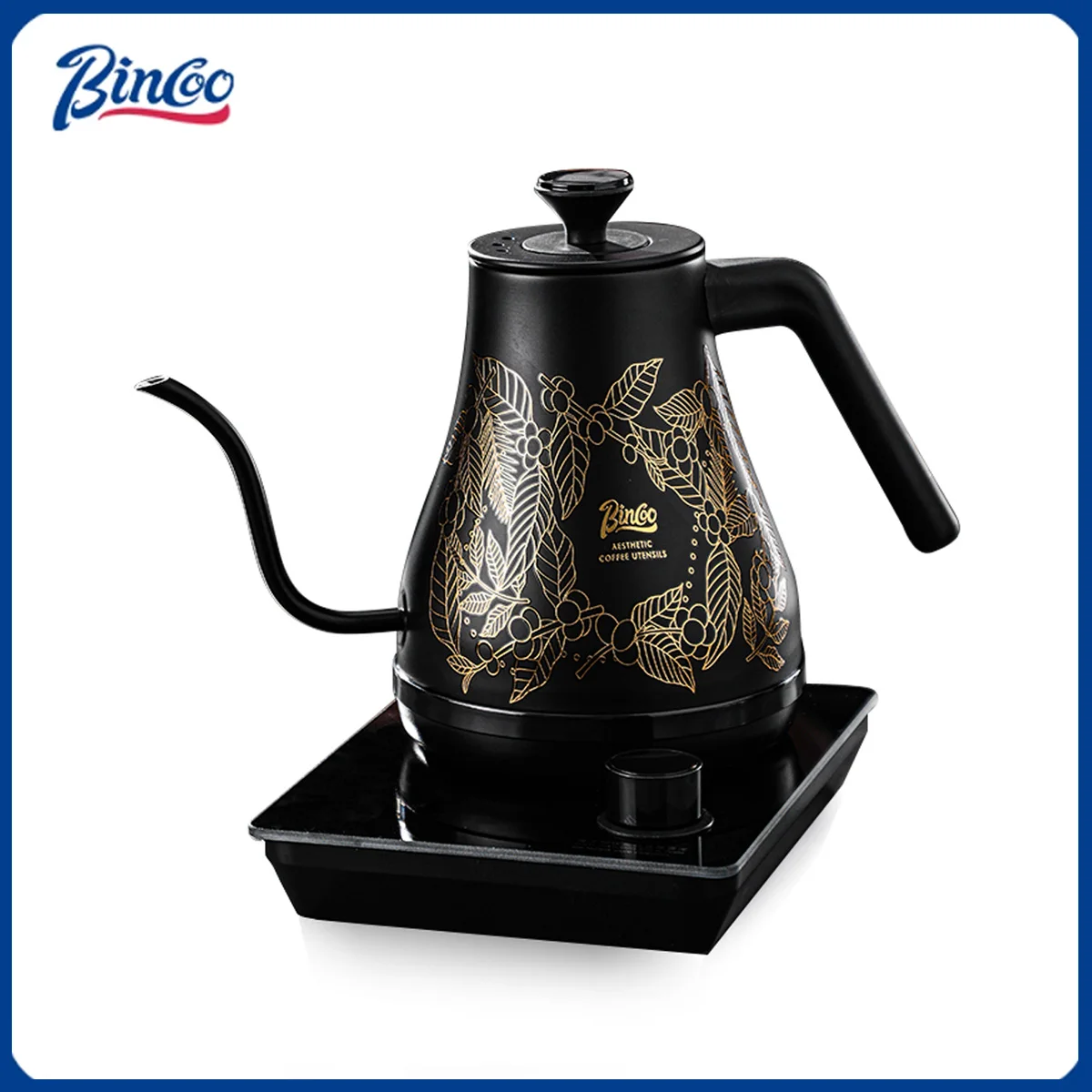 Bincoo Smart Electric Kettle with 1000ml Capacity for Keep Warm, Electric Coffee Pot for Manual Brewing, Electric Heating Pot with...